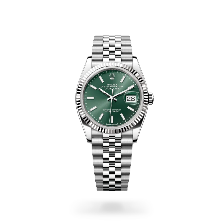 Rolex 
Datejust 36
Oyster, 36 mm, acero Oystersteel y oro blanco
M126234-0051