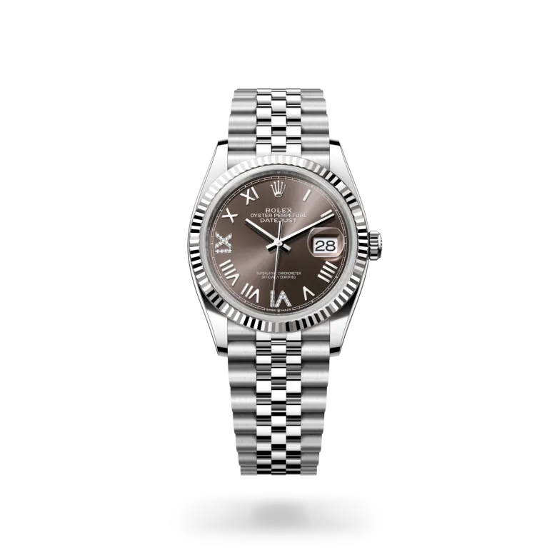 Rolex 
Datejust 36
Oyster, 36 mm, acero Oystersteel y oro blanco
M126234-0071