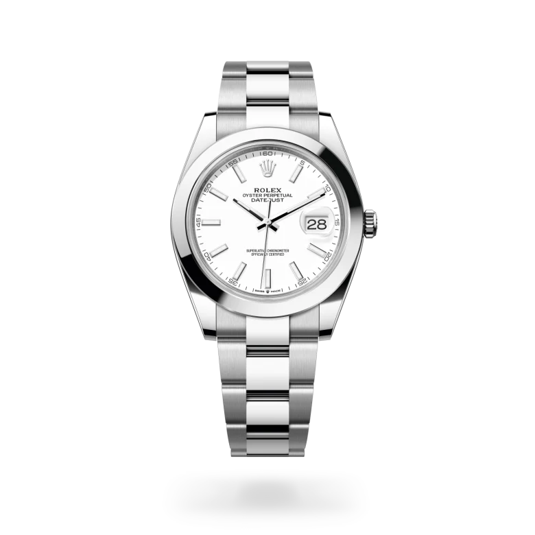Rolex 
Datejust 41
Oyster, 41 mm, acero Oystersteel
M126300-0005