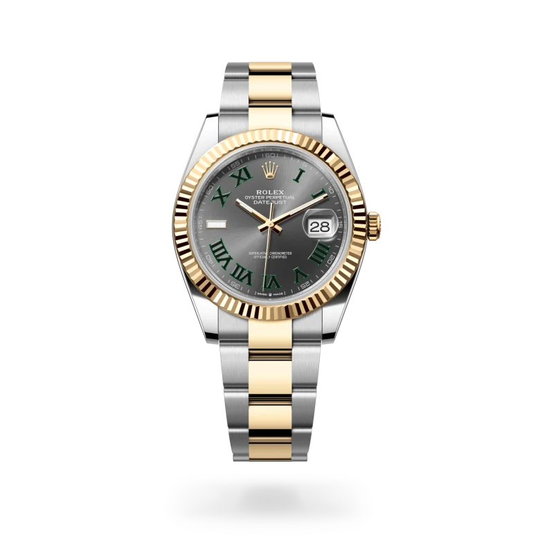 Rolex 
Datejust 41
Oyster, 41 mm, acero Oystersteel y oro amarillo
M126333-0019