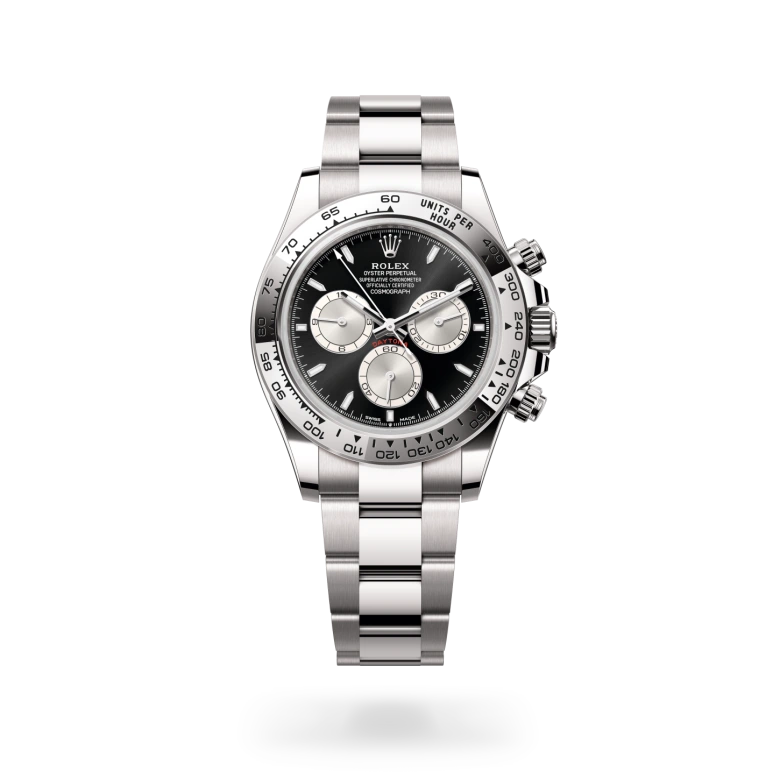 Rolex 
Cosmograph Daytona
Oyster, 40 mm, oro blanco
M126509-0001