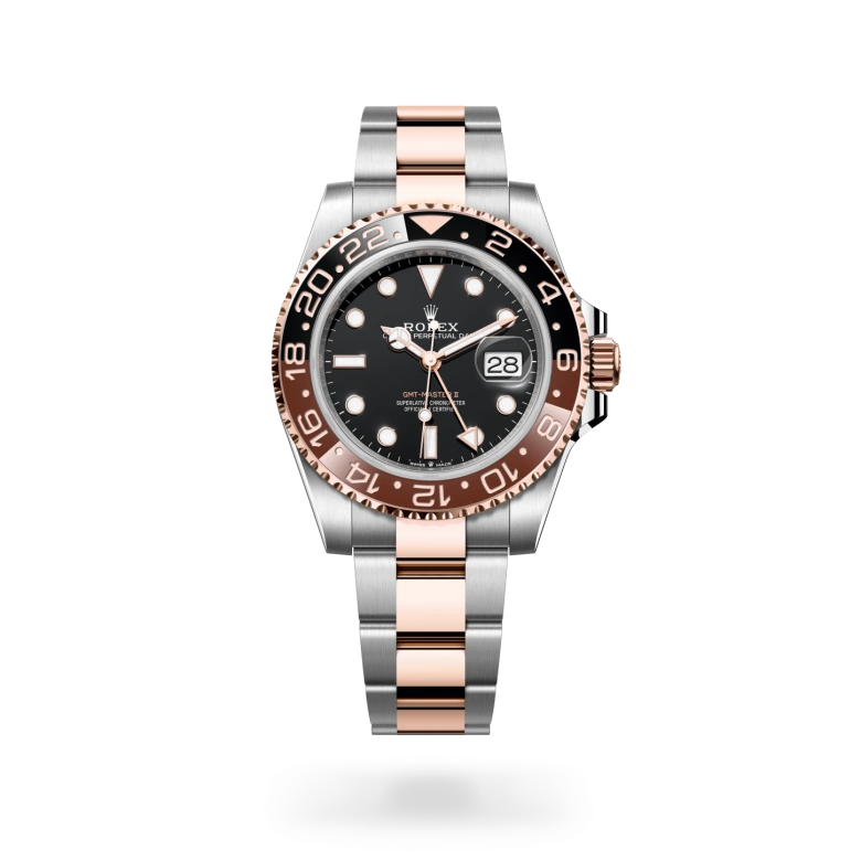 Rolex 
GMT-Master II
Oyster, 40 mm, acero Oystersteel y oro Everose
M126711CHNR-0002