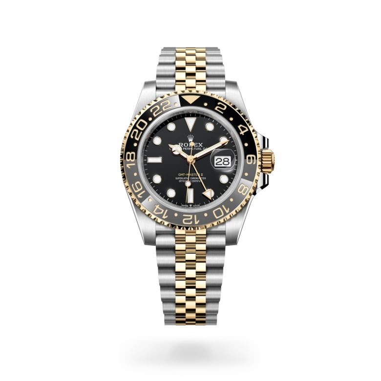 Rolex 
GMT-Master II
Oyster, 40 mm, acero Oystersteel y oro amarillo
M126713GRNR-0001