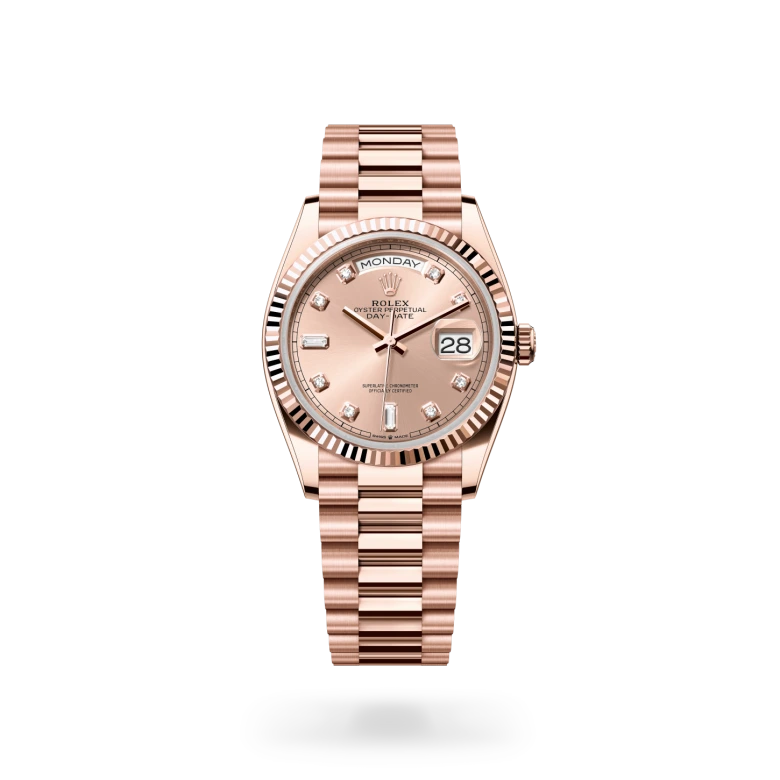 Rolex 
Day-Date 36
Oyster, 36 mm, oro Everose
M128235-0009