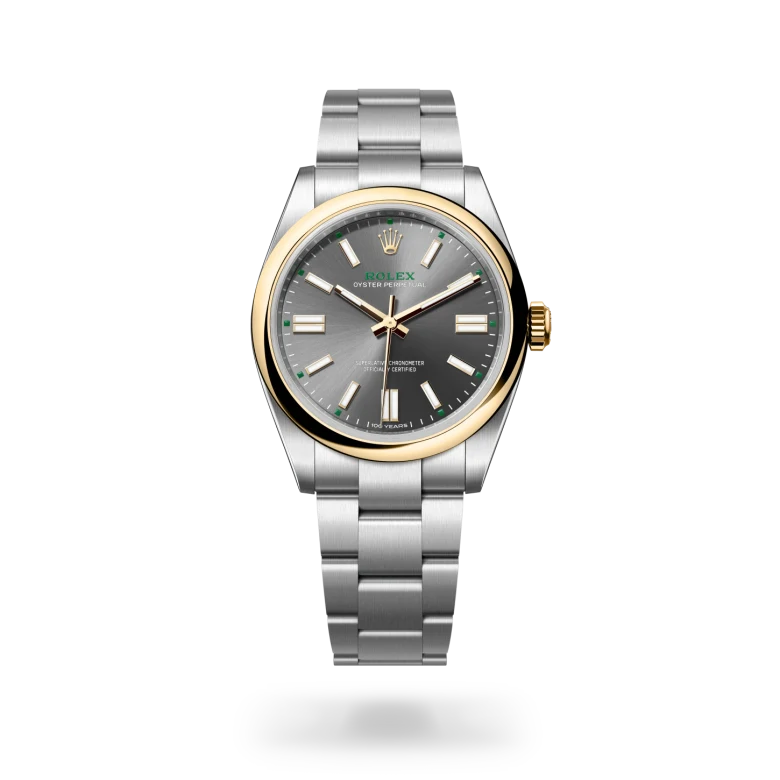 Rolex 
Oyster Perpetual 41
Oyster, 41 mm, acero Oystersteel y oro amarillo
M134303-0001