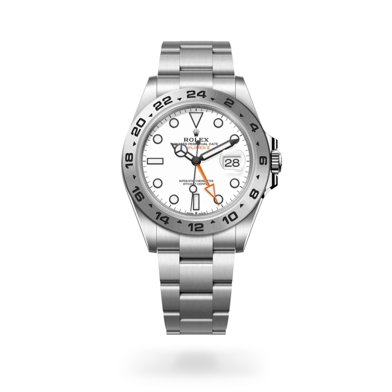 Rolex 
Explorer II
Oyster, 42 mm, acero Oystersteel
M226570-0001
