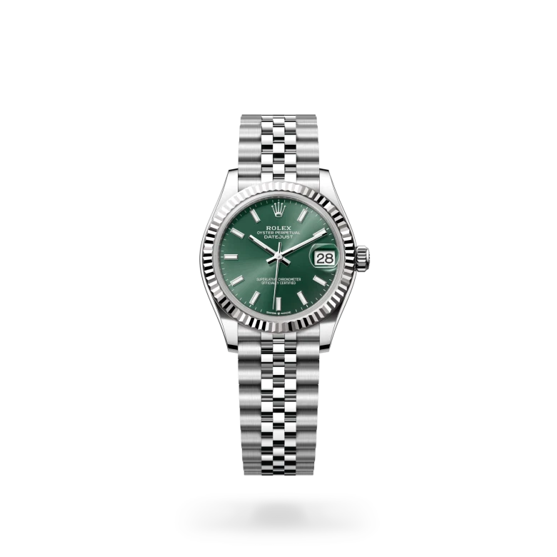 Rolex 
Datejust 31
Oyster, 31 mm, acero Oystersteel y oro blanco
M278274-0018