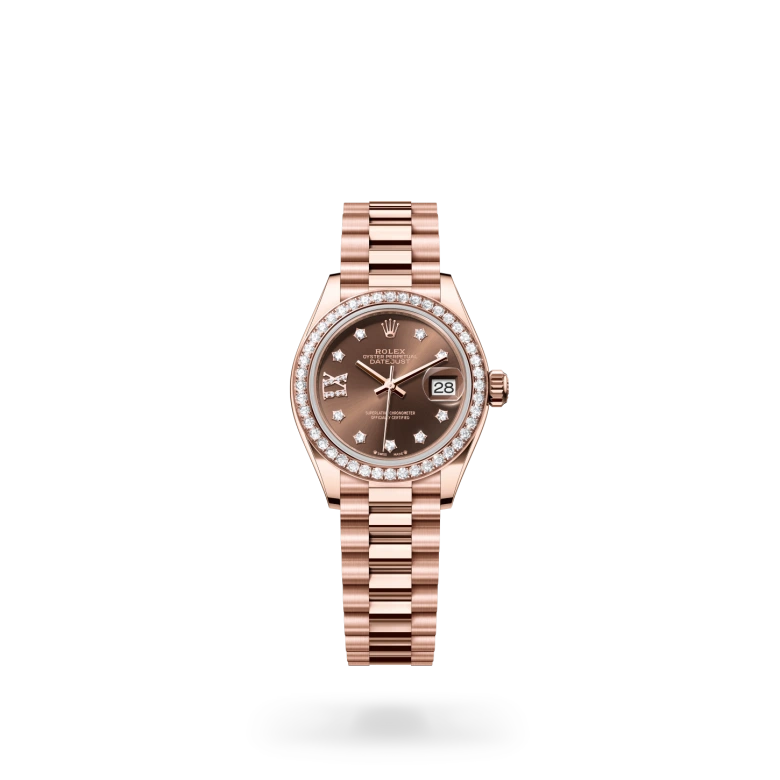 Rolex 
Lady-Datejust
Oyster, 28 mm, oro Everose y diamantes
M279135RBR-0001