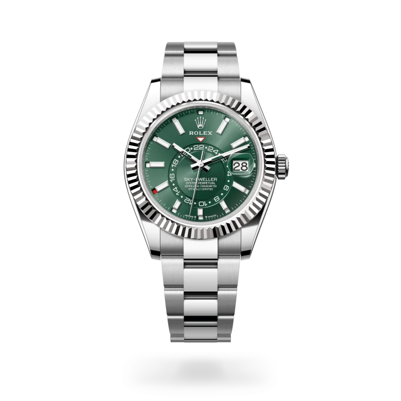 Rolex 
Sky-Dweller
Oyster, 42 mm, acero Oystersteel y oro blanco
M336934-0001