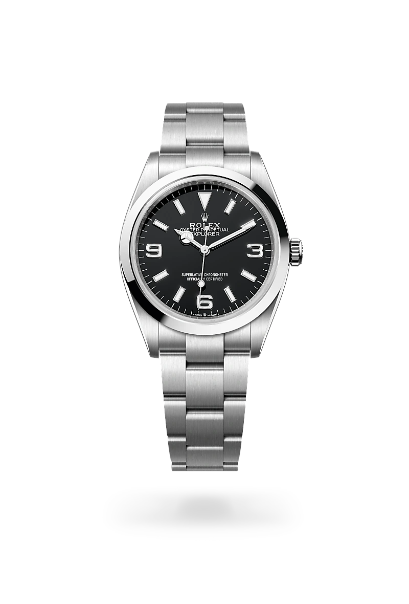 Rolex 
Explorer 36
Oyster, 36 mm, acero Oystersteel
M124270-0001