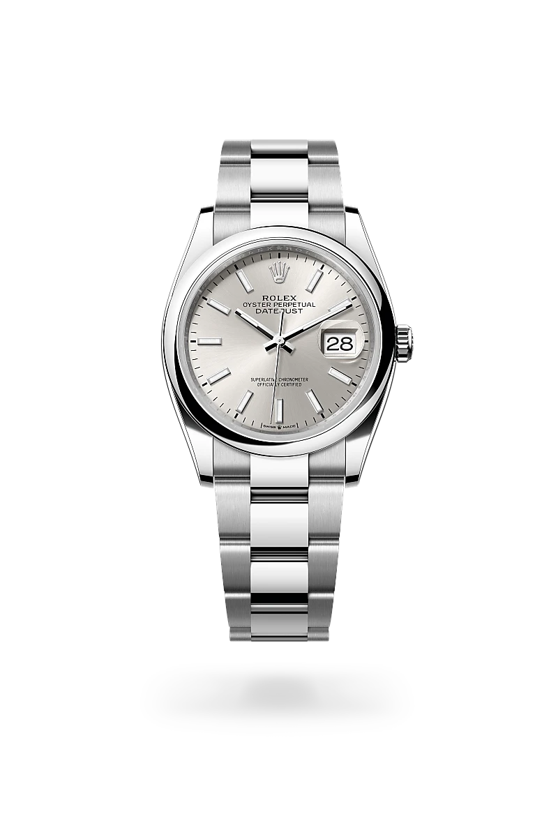 Rolex 
Datejust 36
Oyster, 36 mm, acero Oystersteel
M126200-0002