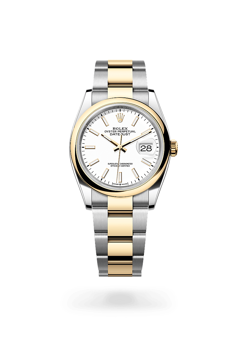 Rolex 
Datejust 36
Oyster, 36 mm, acero Oystersteel y oro amarillo
M126203-0020
