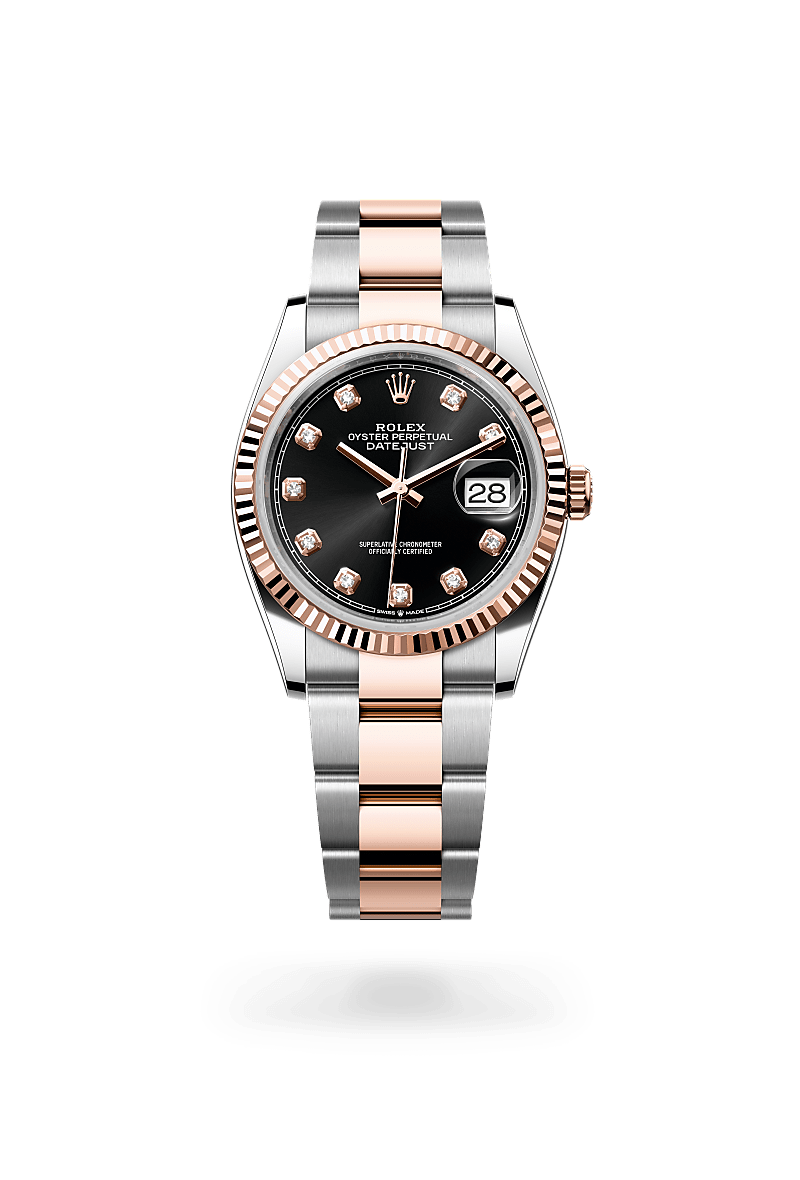 Rolex 
Datejust 36
Oyster, 36 mm, acero Oystersteel y oro Everose
M126231-0020