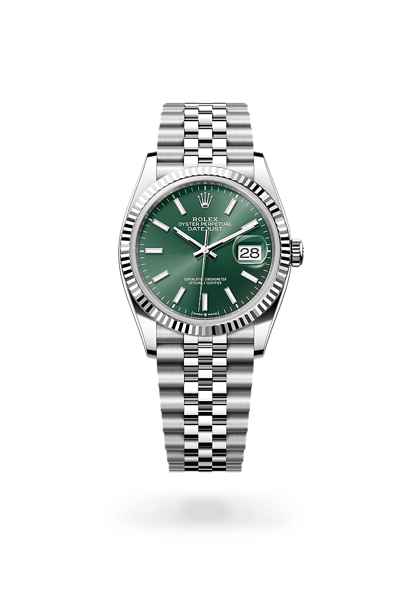 Rolex 
Datejust 36
Oyster, 36 mm, acero Oystersteel y oro blanco
M126234-0051