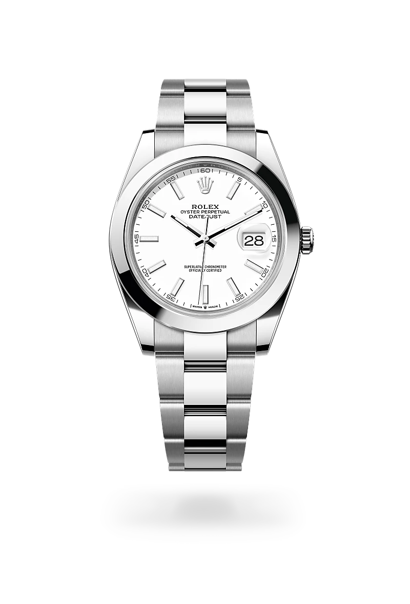 Rolex 
Datejust 41
Oyster, 41 mm, acero Oystersteel
M126300-0005