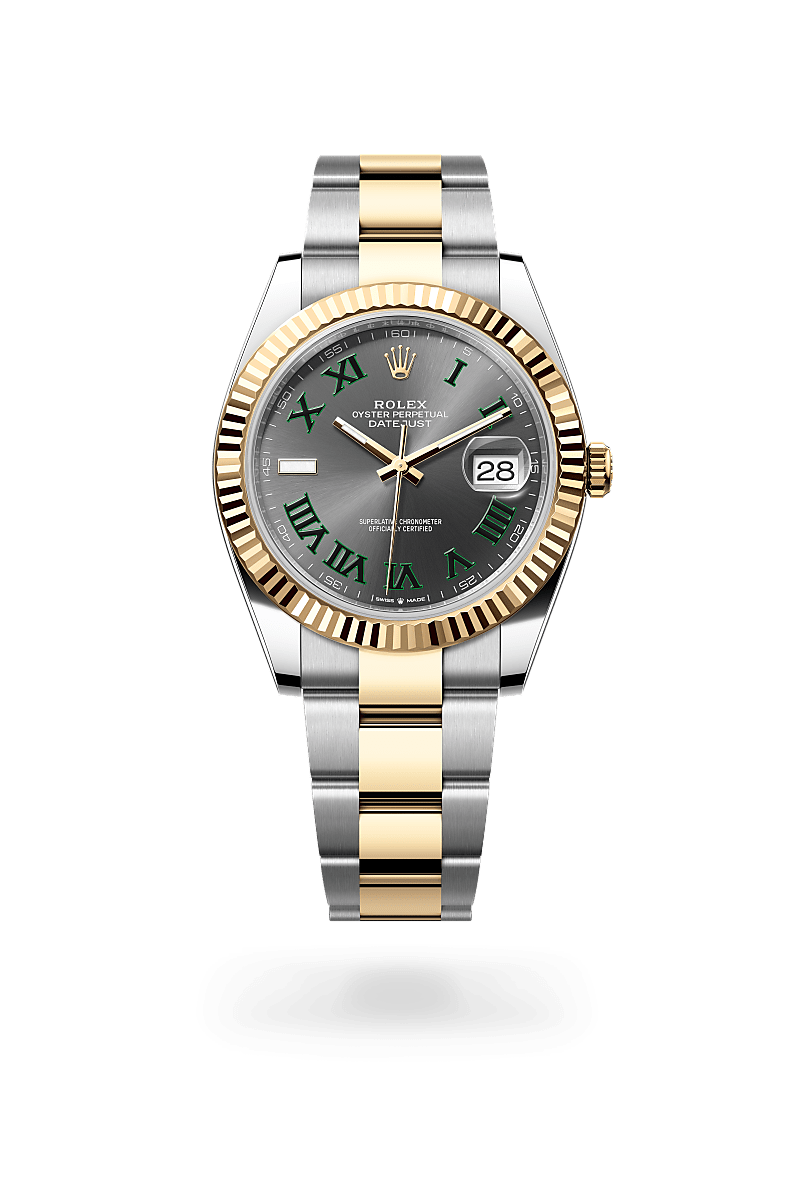 Rolex 
Datejust 41
Oyster, 41 mm, acero Oystersteel y oro amarillo
M126333-0019