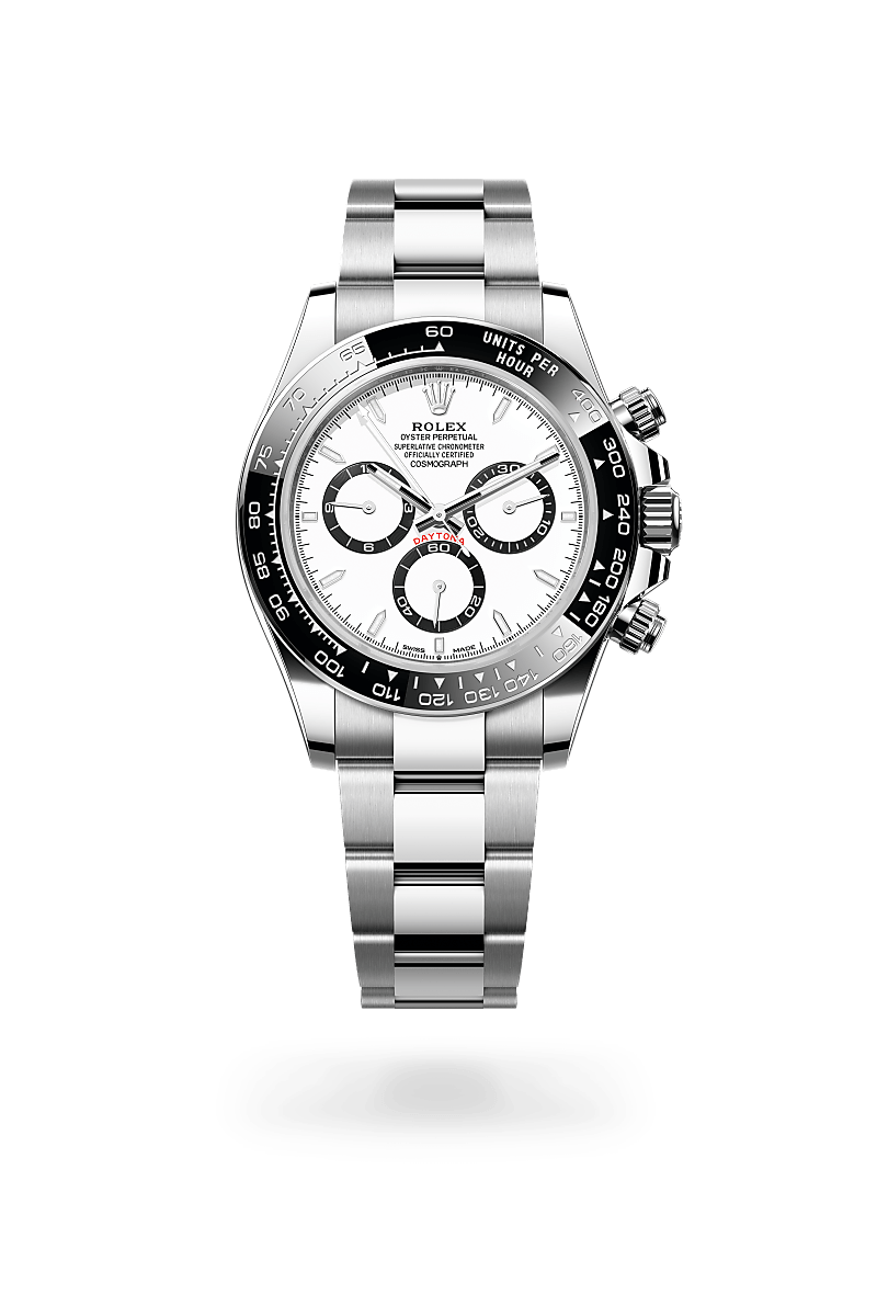 Rolex 
Cosmograph Daytona
Oyster, 40 mm, acero Oystersteel
M126500LN-0001