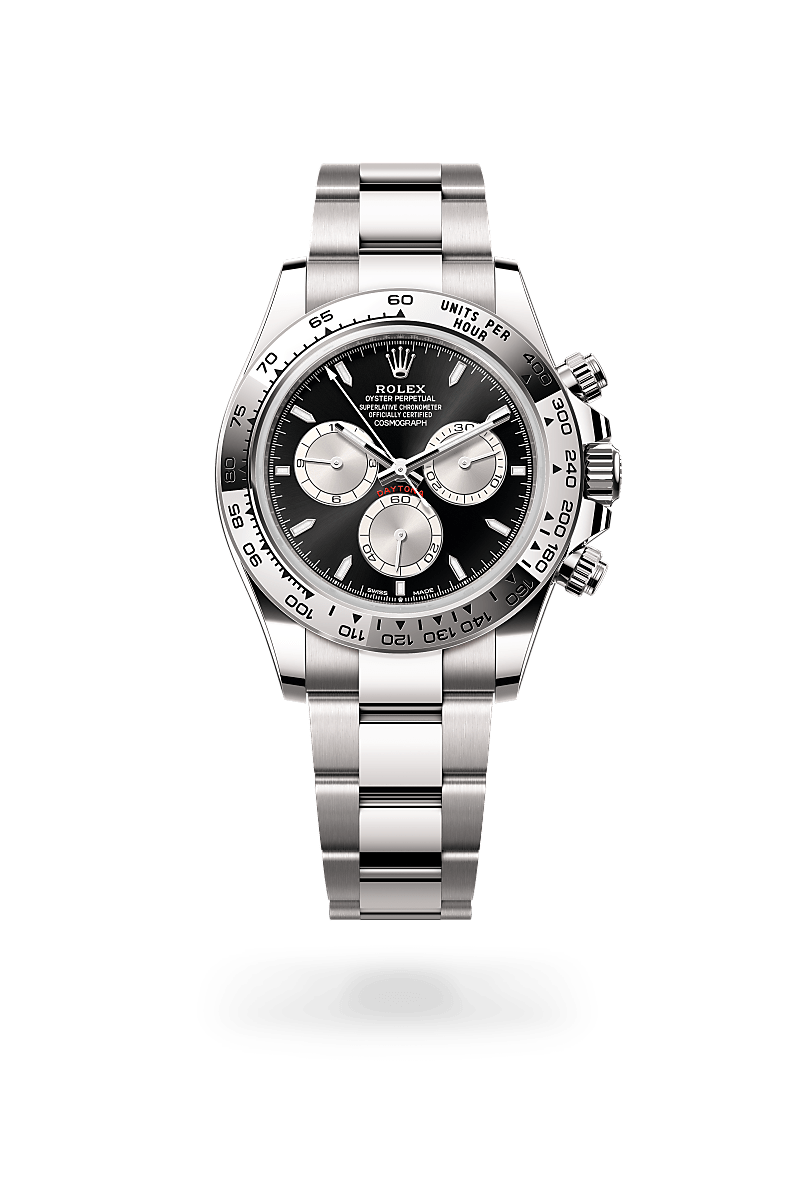 Rolex 
Cosmograph Daytona
Oyster, 40 mm, oro blanco
M126509-0001