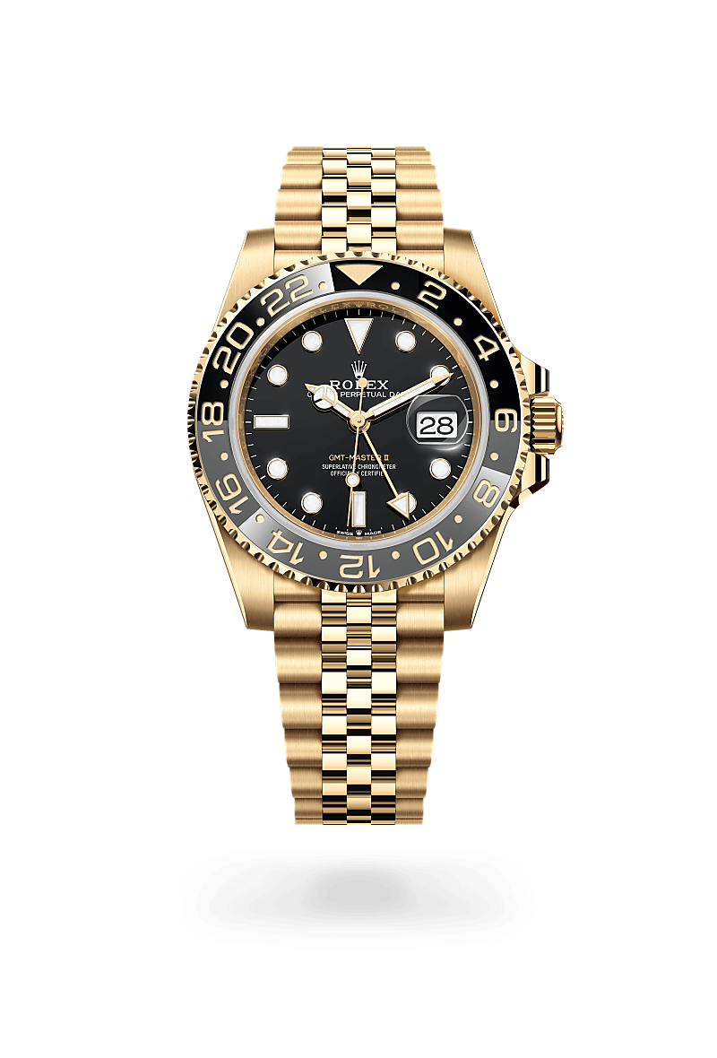 Rolex 
GMT-Master II
Oyster, 40 mm, oro amarillo
M126718GRNR-0001