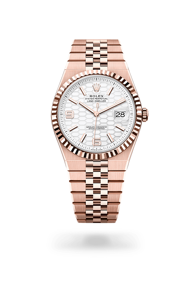 Rolex 
Land-Dweller 40
Oyster, 40 mm, oro Everose
M127335-0001