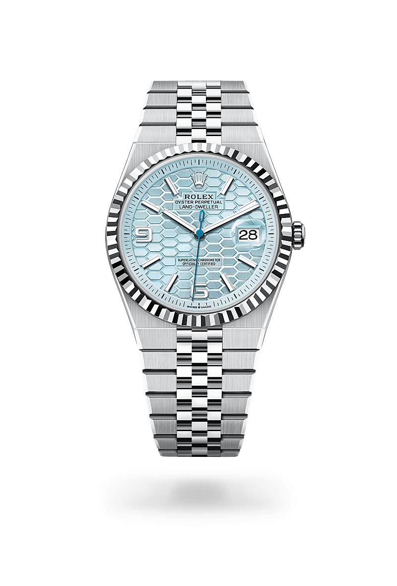 Rolex 
Land-Dweller 40
Oyster, 40 mm, platino
M127336-0001