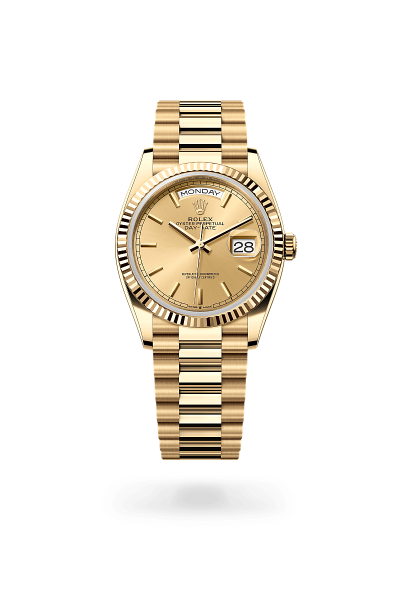 Rolex 
Day-Date 36
Oyster, 36 mm, oro amarillo
M128238-0045