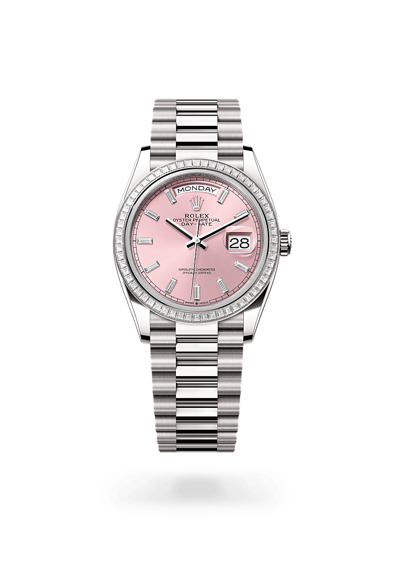 Rolex 
Day-Date 36
Oyster, 36 mm, oro blanco y diamantes
M128399TBR-0029