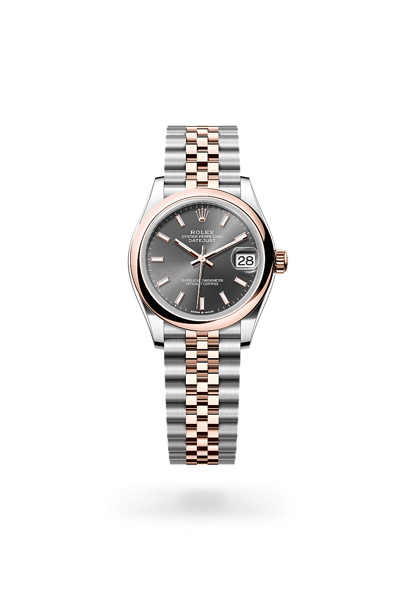 Rolex 
Datejust 31
Oyster, 31 mm, acero Oystersteel y oro Everose
M278241-0018