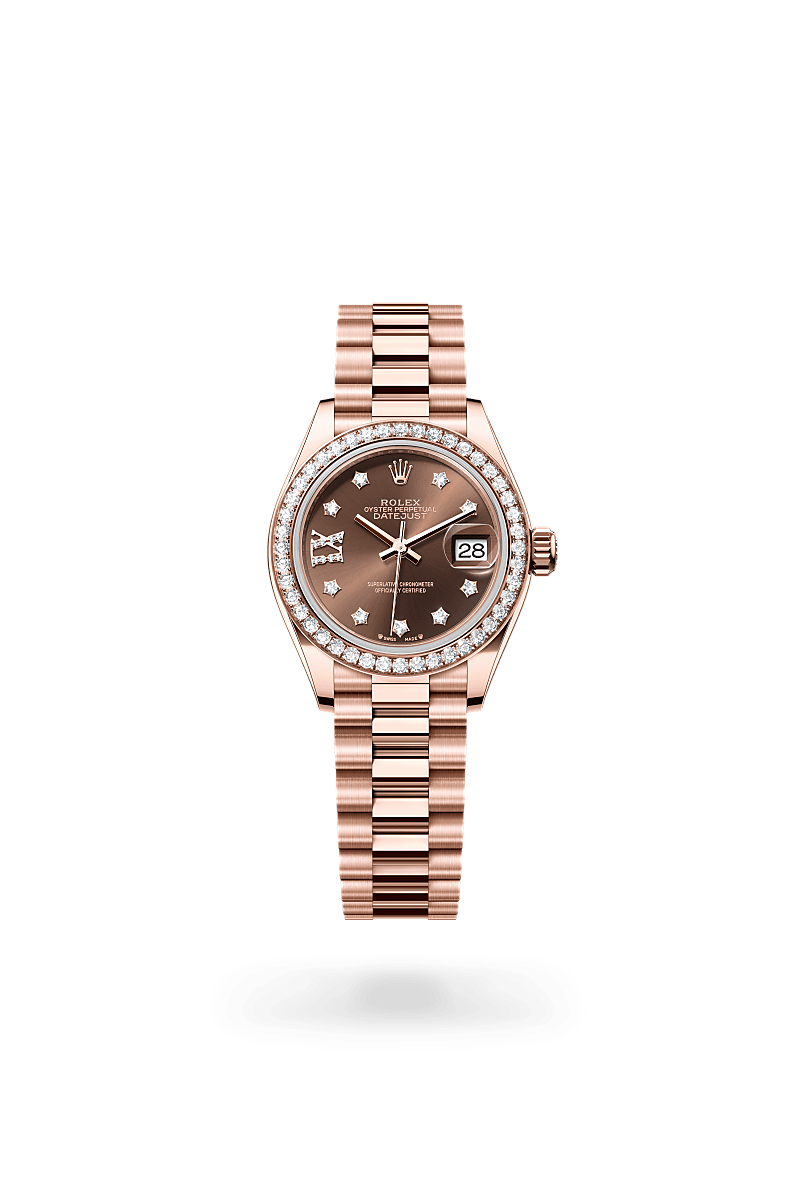 Rolex 
Lady-Datejust
Oyster, 28 mm, oro Everose y diamantes
M279135RBR-0001