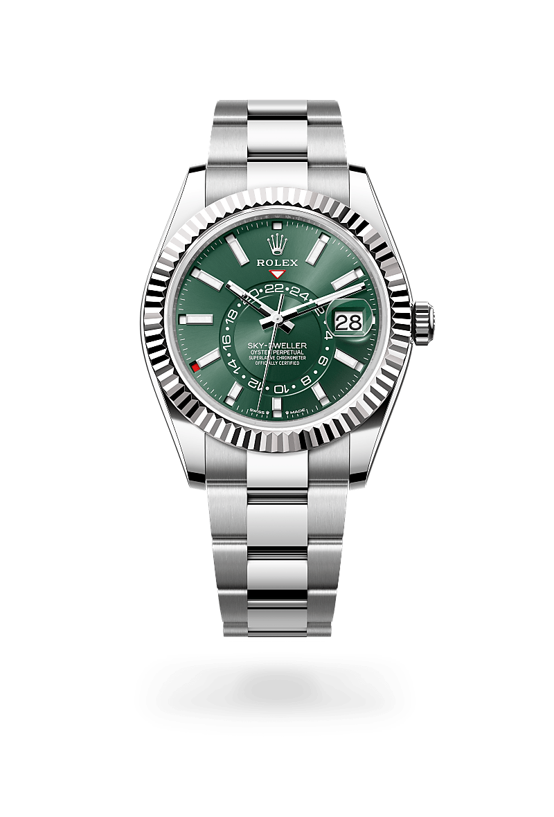 Rolex 
Sky-Dweller
Oyster, 42 mm, acero Oystersteel y oro blanco
M336934-0001