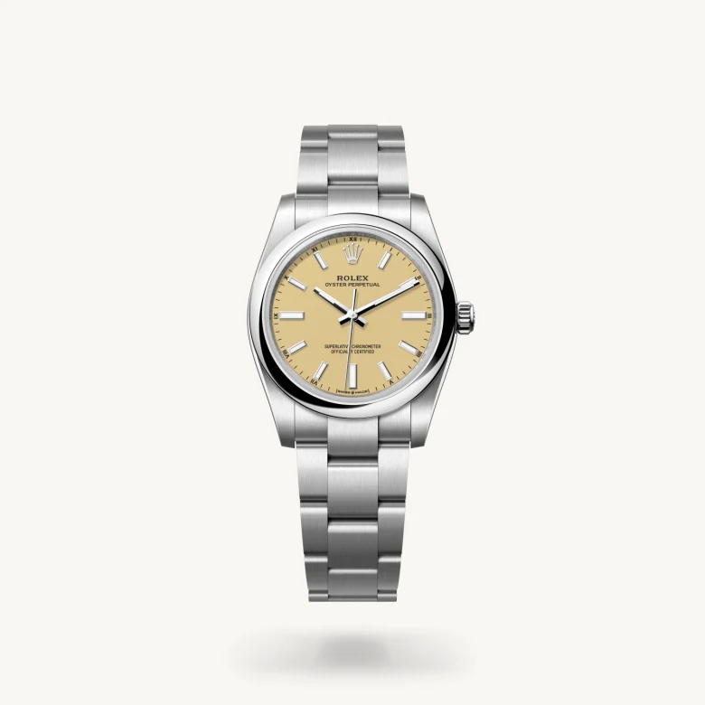 Rolex 
Oyster Perpetual 34
Oyster, 34 mm, acero Oystersteel
M124200-0007
