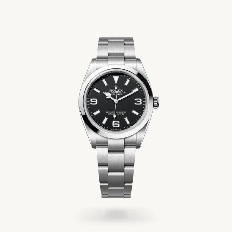 Rolex 
Explorer 36
Oyster, 36 mm, acero Oystersteel
M124270-0001