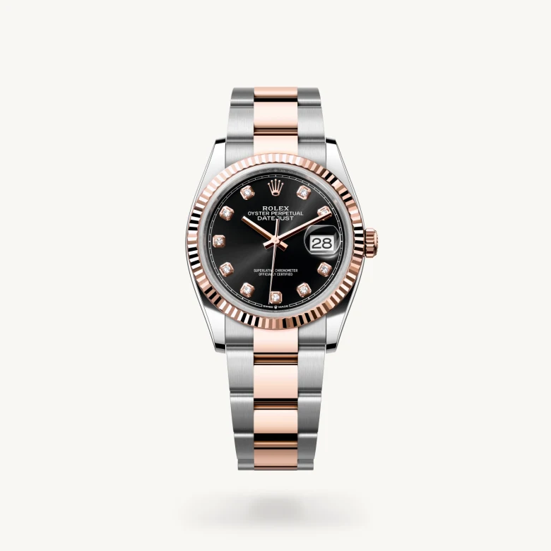 Rolex 
Datejust 36
Oyster, 36 mm, acero Oystersteel y oro Everose
M126231-0020