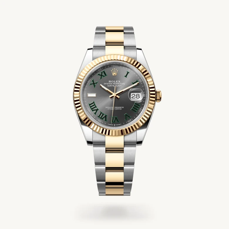 Rolex 
Datejust 41
Oyster, 41 mm, acero Oystersteel y oro amarillo
M126333-0019
