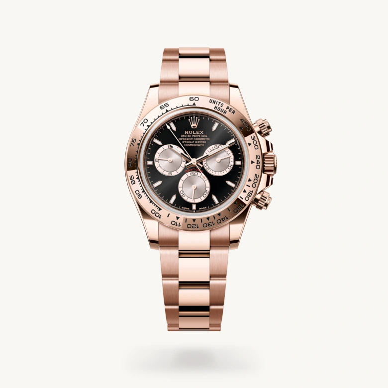 Rolex 
Cosmograph Daytona
Oyster, 40 mm, oro Everose
M126505-0001