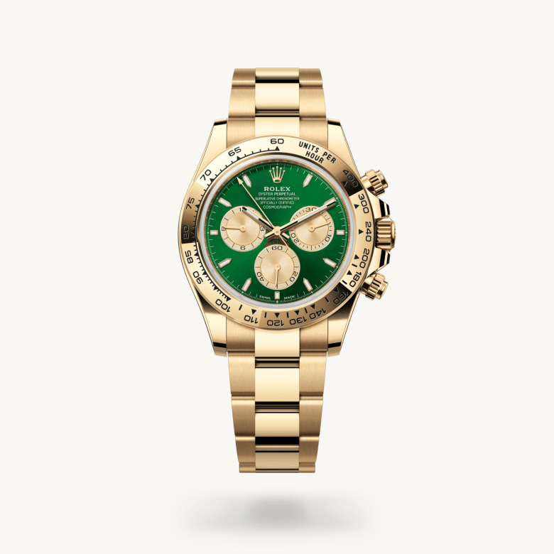 Rolex 
Cosmograph Daytona
Oyster, 40 mm, oro amarillo
M126508-0008