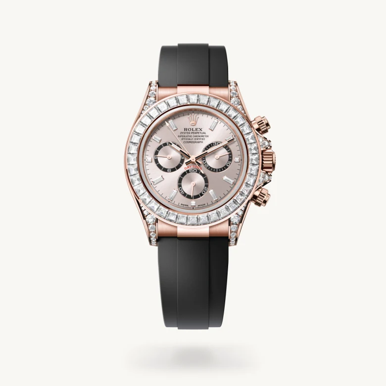 Rolex 
Cosmograph Daytona
Oyster, 40 mm, oro Everose y diamantes
M126535TBR-0002