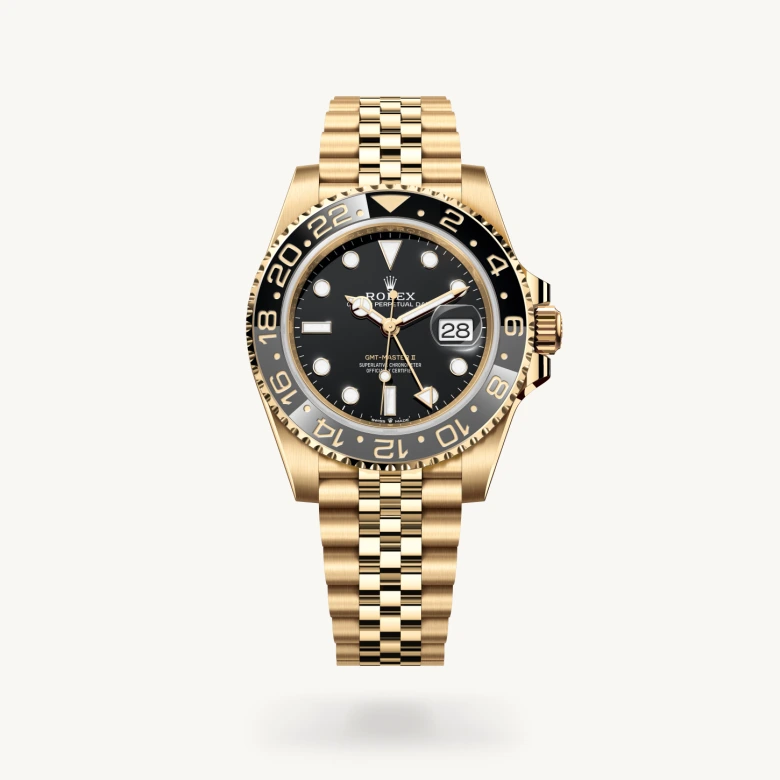 Rolex 
GMT-Master II
Oyster, 40 mm, oro amarillo
M126718GRNR-0001