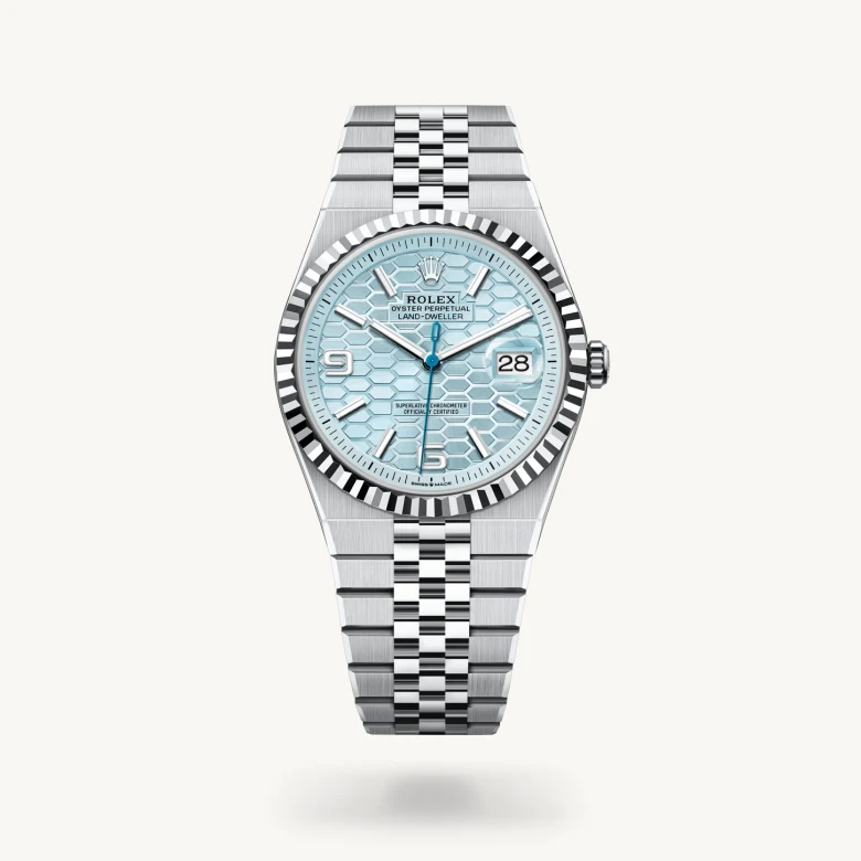 Rolex 
Land-Dweller 40
Oyster, 40 mm, platino
M127336-0001