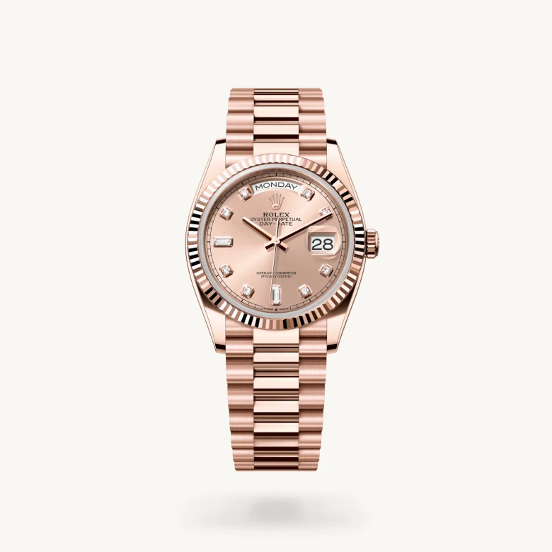 Rolex 
Day-Date 36
Oyster, 36 mm, oro Everose
M128235-0009