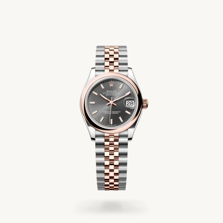 Rolex 
Datejust 31
Oyster, 31 mm, acero Oystersteel y oro Everose
M278241-0018