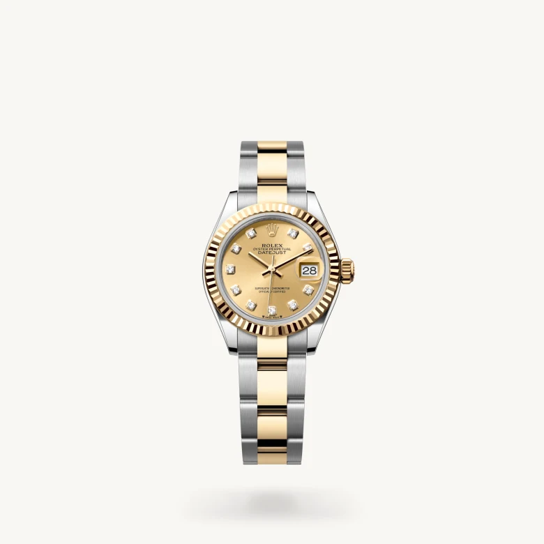 Rolex 
Lady-Datejust
Oyster, 28 mm, acero Oystersteel y oro amarillo
M279173-0012