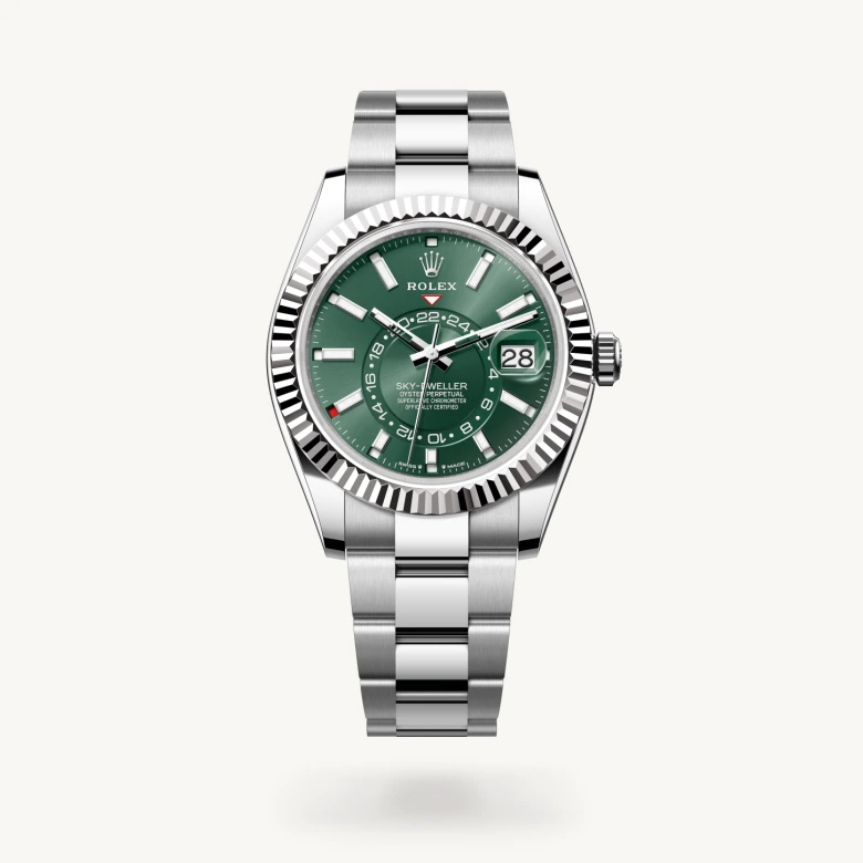 Rolex 
Sky-Dweller
Oyster, 42 mm, acero Oystersteel y oro blanco
M336934-0001