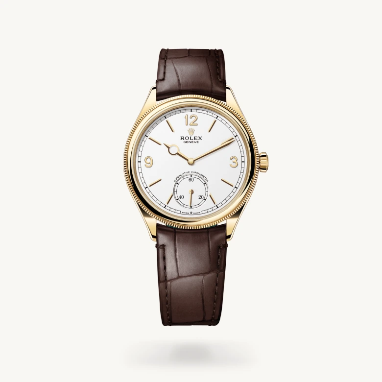 Rolex 
1908
39 mm, oro amarillo de 18 quilates, acabado pulido
M52508-0006