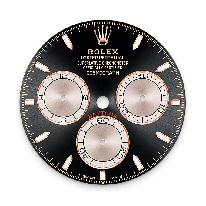 Rolex
Cosmograph Daytona
Oyster, 40 mm, oro Everose
M126505-0001 Rolex
Cosmograph Daytona
Oyster, 40 mm, oro Everose
M126505-0001