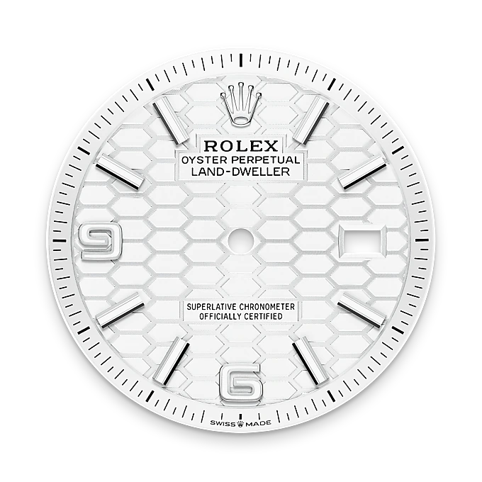 Rolex 
Land-Dweller 36
Oyster, 36 mm, acero Oystersteel y oro blanco
M127234-0001