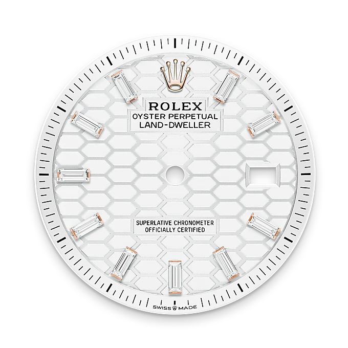 Rolex 
Land-Dweller 36
Oyster, 36 mm, oro Everose y diamantes
M127285TBR-0002