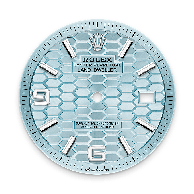 Rolex 
Land-Dweller 40
Oyster, 40 mm, platino
M127336-0001
