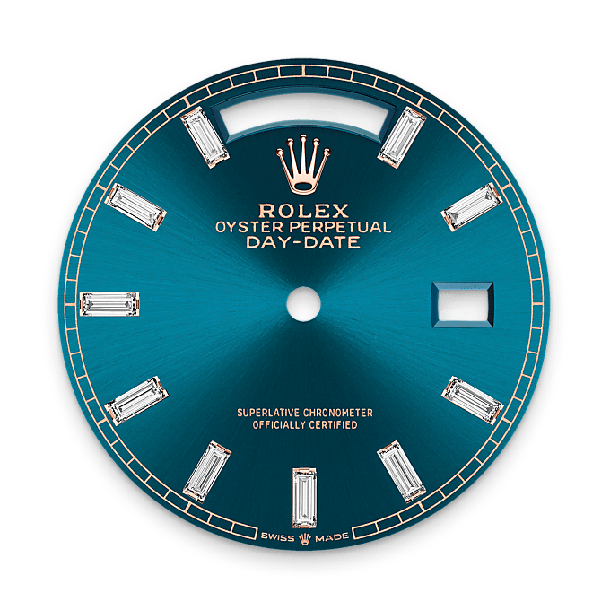 Rolex 
Day-Date 36
Oyster, 36 mm, oro Everose y diamantes
M128395TBR-0032