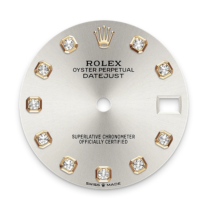 Rolex 
Datejust 31
Oyster, 31 mm, acero Oystersteel y oro amarillo
M278273-0019